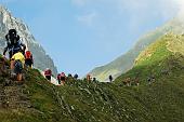 Trekking sul sentiero delle Orobie da Valbondione al Simal, al Brunone, al Calvi, ai Laghi Gemelli (18,19, 20 agosto 2009)  - FOTOGALLERY